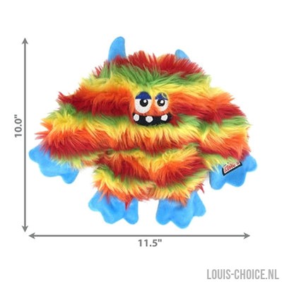 Kong Frizzle Zazzle Met Piep En Kreukel Geluid Verstevigd-KONG-Louis Choice