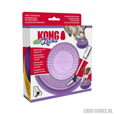 Kong Licks Spinz Paars-KONG-Louis Choice