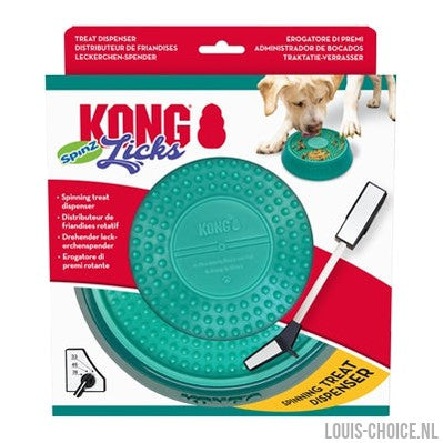 Kong Licks Spinz Teal Groenblauw-KONG-Louis Choice