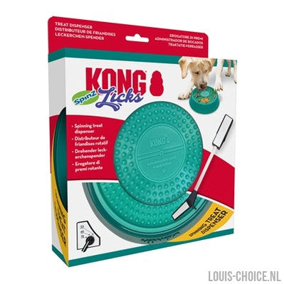 Kong Licks Spinz Teal Groenblauw-KONG-Louis Choice