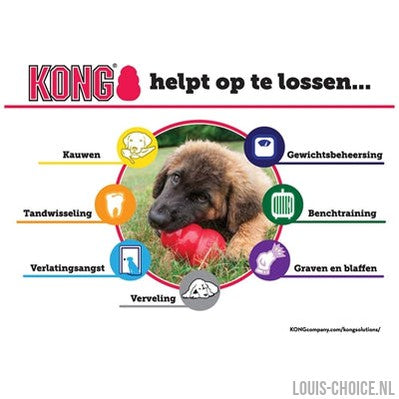 Kong Puppy Roze Of Blauw Assorti-KONG-Louis Choice