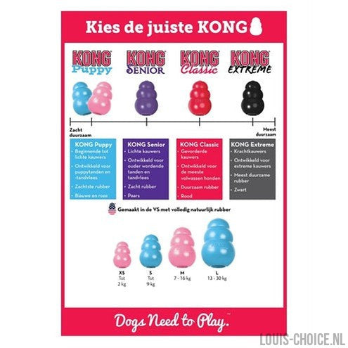 Kong Puppy Roze Of Blauw Assorti-KONG-Louis Choice