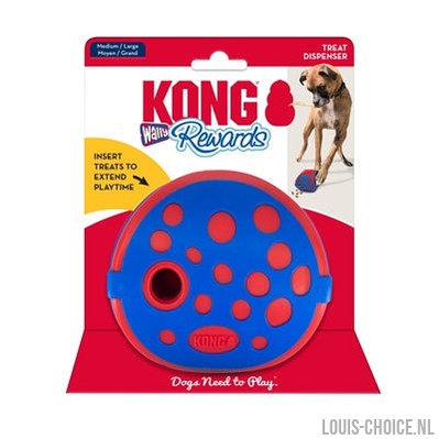 Kong Rewards Wally Blauw / Rood-KONG-Louis Choice