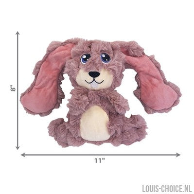 Kong Scrumplez Bunny Pluche Met Piep Roze-KONG-Louis Choice