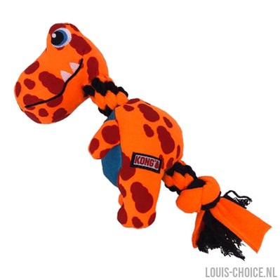 Kong Signature Dynos Fleece Met Piep Assorti-KONG-Louis Choice