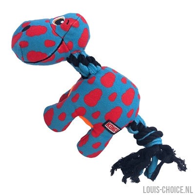Kong Signature Dynos Fleece Met Piep Assorti-KONG-Louis Choice