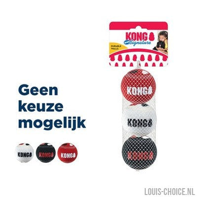 Kong Signature Sport Balls Assorti-KONG-Louis Choice
