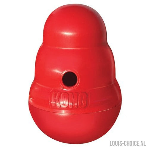 Kong Snack Dispenser Wobbler Rood Small-KONG-Louis Choice