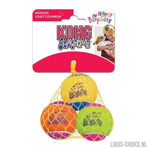 Kong Squeakair Birthday Balls-KONG-Louis Choice