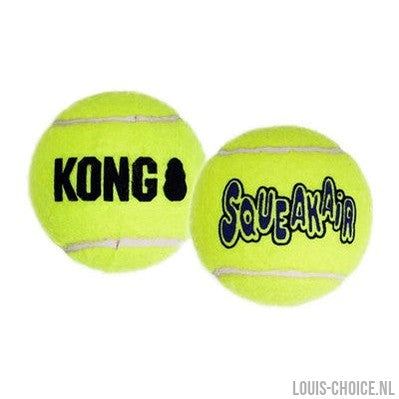 Kong Squeakair Tennisbal Geel Met Piep-KONG-Louis Choice