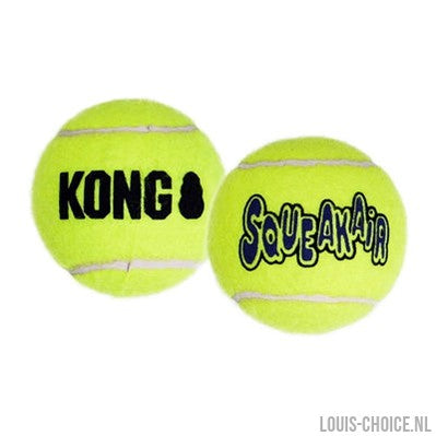 Kong Squeakair Tennisbal Geel Met Piep-KONG-Louis Choice