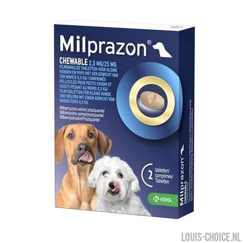Krka Milprazon Kauwtabletten Ontwormingstabletten Hond-KRKA-Louis Choice