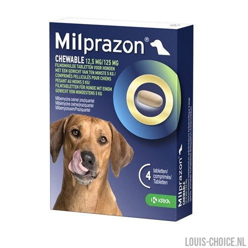 Krka Milprazon Kauwtabletten Ontwormingstabletten Hond-KRKA-Louis Choice