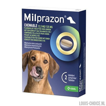 Krka Milprazon Kauwtabletten Ontwormingstabletten Hond-KRKA-Louis Choice