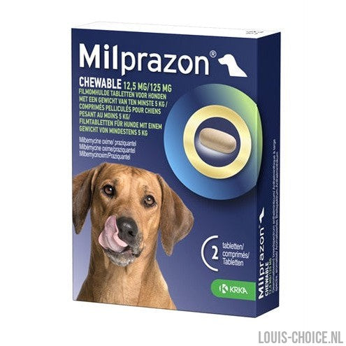 Krka Milprazon Kauwtabletten Ontwormingstabletten Hond-KRKA-Louis Choice