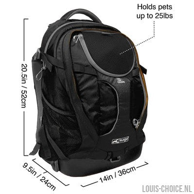 Kurgo G-Train Rugzak Zwart-KURGO-Louis Choice