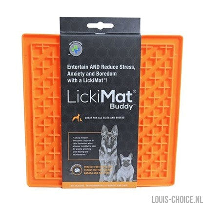 Lickimat Buddy Oranje-LICKIMAT-Louis Choice