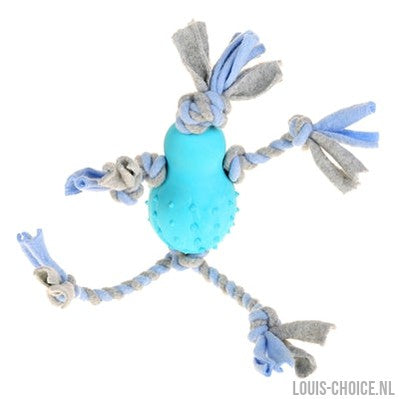 Little Rascals Flostouw Pop Met Fleece Blauw-LITTLE RASCALS-Louis Choice