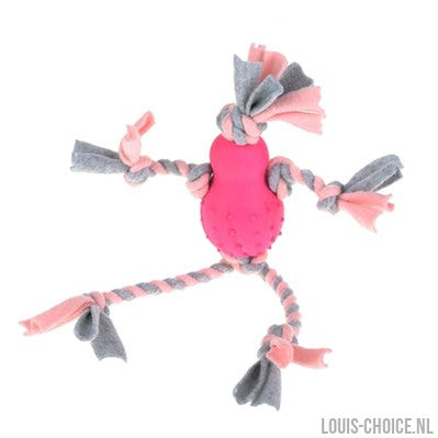 Little Rascals Flostouw Pop Met Fleece Roze-LITTLE RASCALS-Louis Choice