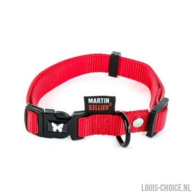 Martin Halsband Verstelbaar Nylon Rood-MARTIN-Louis Choice