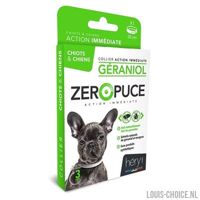 Martin Hery Zeropuce Vlooienband Hond Geraniol Zonder Chemicalien-MARTIN-Louis Choice