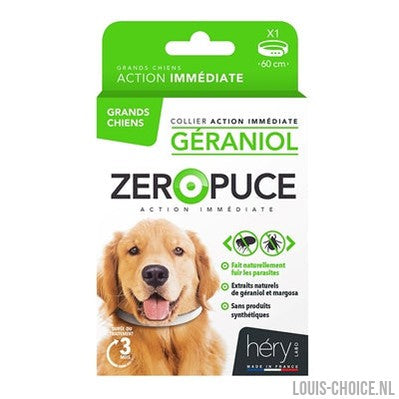 Martin Hery Zeropuce Vlooienband Hond Geraniol Zonder Chemicalien-MARTIN-Louis Choice