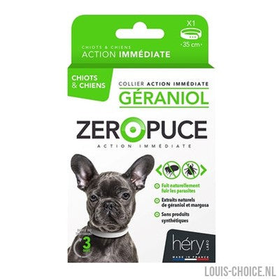Martin Hery Zeropuce Vlooienband Hond Geraniol Zonder Chemicalien-MARTIN-Louis Choice