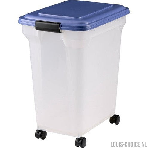 Merkloos Bewaarcontainer Luchtdicht Transparant / Blauw-MERKLOOS-Louis Choice
