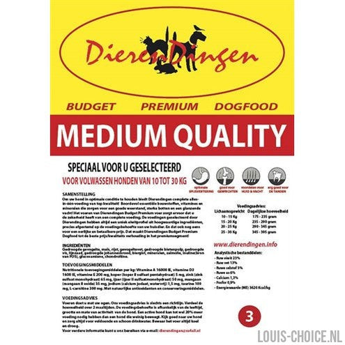 Merkloos Budget Premium Dogfood Adult Medium-MERKLOOS-Louis Choice