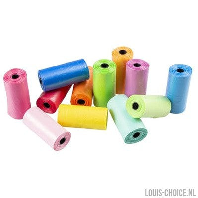 Merkloos Poopi-Dog Poepzakjes Regenboog Kleuren-MERKLOOS-Louis Choice