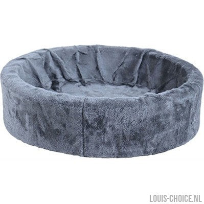 Merkloos Teddy Hondenmand Grijs-MERKLOOS-Louis Choice