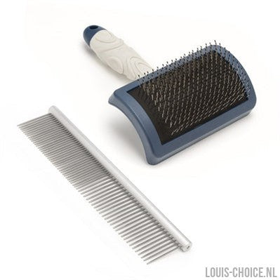 Mikki Doodle Grooming Kit Met Kam En Slickerborstel-MIKKI-Louis Choice