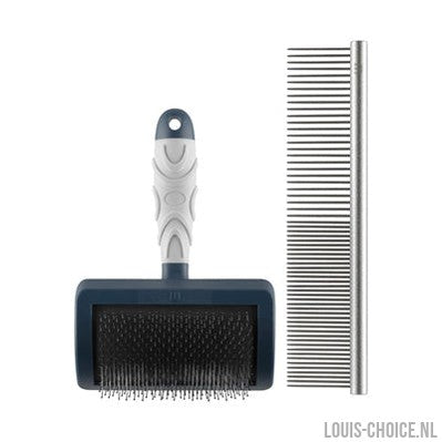 Mikki Doodle Grooming Kit Met Kam En Slickerborstel-MIKKI-Louis Choice