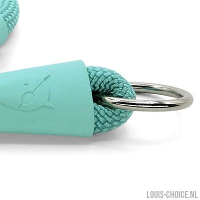 Morso Half Slip Halsband Hond Regular Rope Gerecycled Aquamarine Blauw-MORSO-Louis Choice