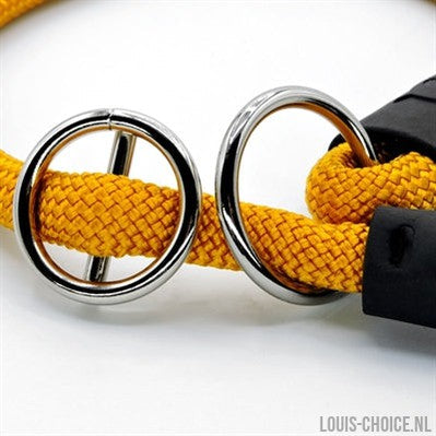 Morso Half Slip Halsband Hond Regular Rope Gerecycled Gold Goud-MORSO-Louis Choice