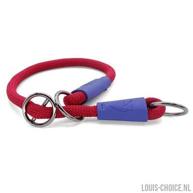 Morso Half Slip Halsband Hond Regular Rope Gerecycled Red Velvet Rood-MORSO-Louis Choice
