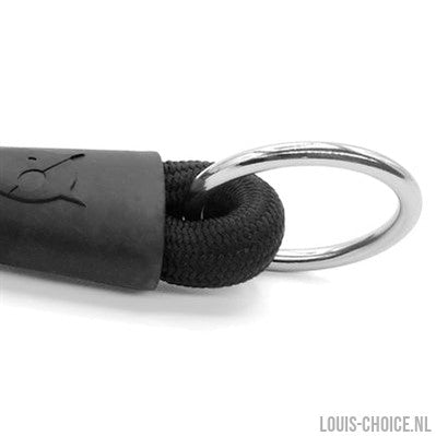 Morso Half Slip Halsband Hond Soft Rope Gerecycled Black Zwart-MORSO-Louis Choice