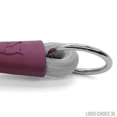 Morso Half Slip Halsband Hond Soft Rope Gerecycled Grey Grijs-MORSO-Louis Choice