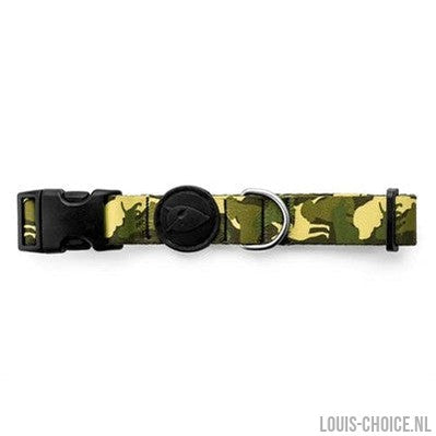 Morso Halsband Hond Gerecycled Full Metal Dog Bruin-MORSO-Louis Choice