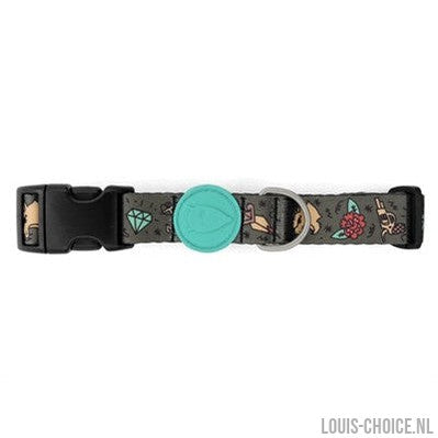 Morso Halsband Hond Gerecycled Ink Tank Groen-MORSO-Louis Choice