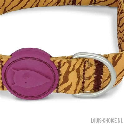 Morso Halsband Hond Gerecycled Jungle Drum Oranje-MORSO-Louis Choice