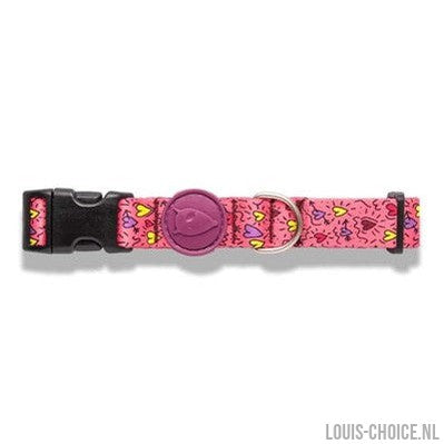 Morso Halsband Hond Gerecycled Pink Think Roze-MORSO-Louis Choice