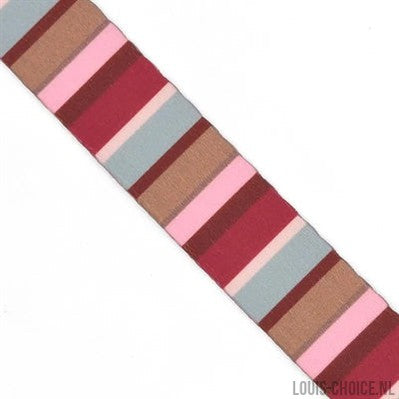 Morso Halsband Hond Gerecycled Skyline Rood / Roze-MORSO-Louis Choice