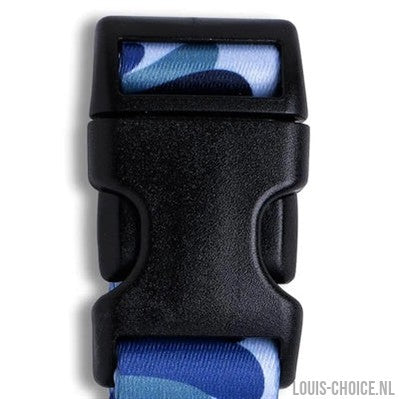 Morso Halsband Hond Gerecycled Splash Blauw-MORSO-Louis Choice