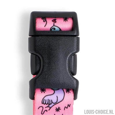 Morso Halsband Hond Gerecycled Sweet Tweet Roze-MORSO-Louis Choice