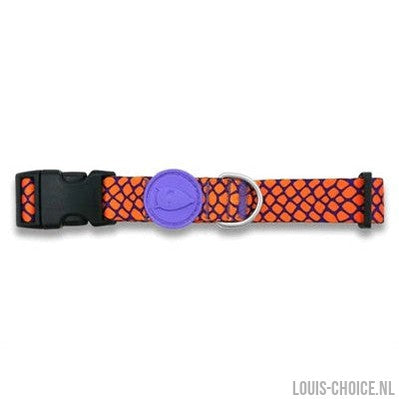 Morso Halsband Hond Gerecycled Urban Lizard Rood-MORSO-Louis Choice