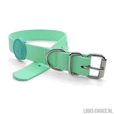 Morso Halsband Hond Waterproof Gerecycled Carribean Green Groen-MORSO-Louis Choice