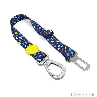Morso Honden Autogordel Gerecycled Color Invaders Paars-MORSO-Louis Choice