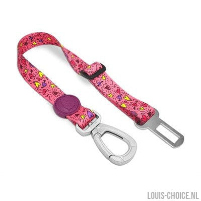 Morso Honden Autogordel Gerecycled Pink Think Roze-MORSO-Louis Choice
