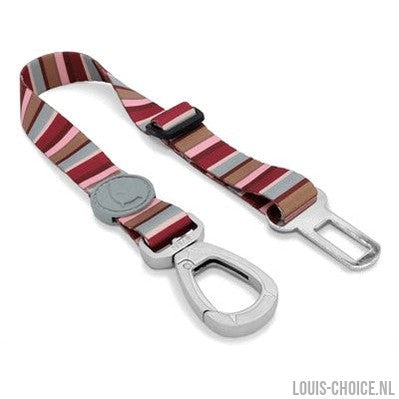 Morso Honden Autogordel Gerecycled Skyline Rood / Roze-MORSO-Louis Choice